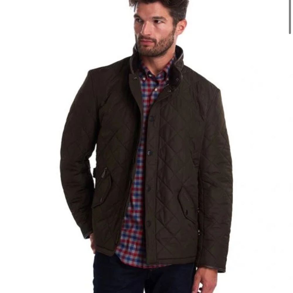 Men’s Barbour quilted jacket NWOT
